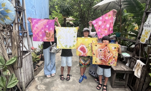 自然の恵みで染める！染物体験ツアー